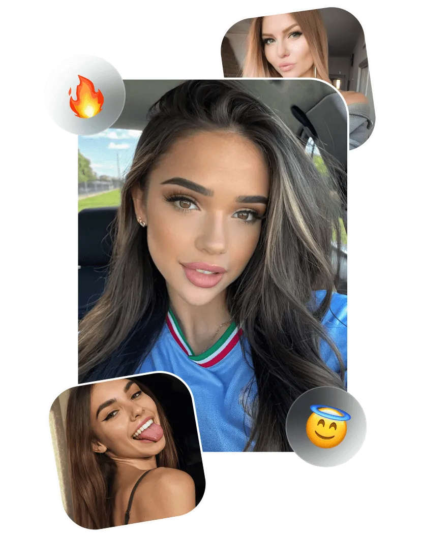 Chat en directo con dos fotos