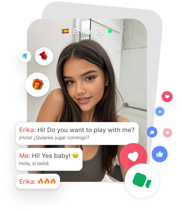 الملف الشخصي للفتاة مع العلامات