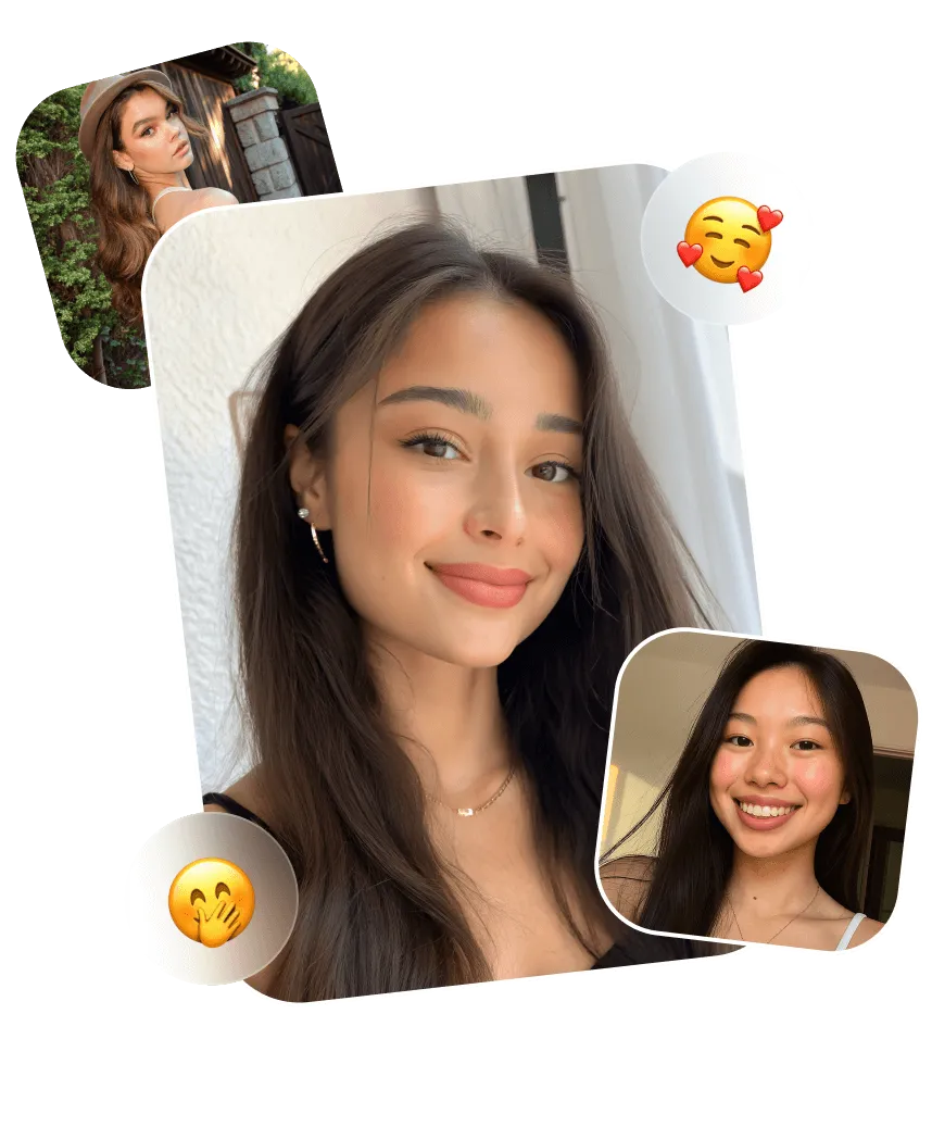 Twee meiden chatten live