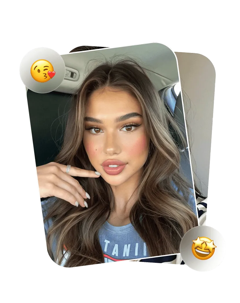 صورة شخصية لامرأة شقراء